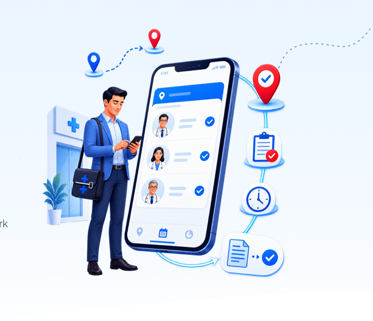Field Force Mobile App for Medical Reps