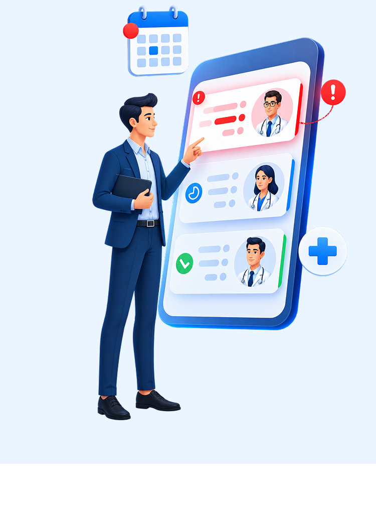 Customer Prioritization 3D Interface