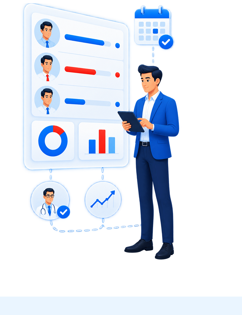 Pharma Team Performance Dashboard
