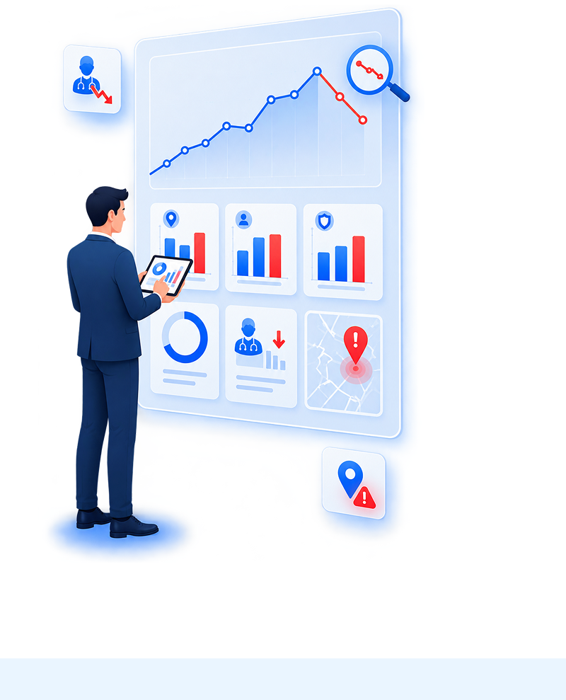 Pharma Field Trends Analytics Dashboard
